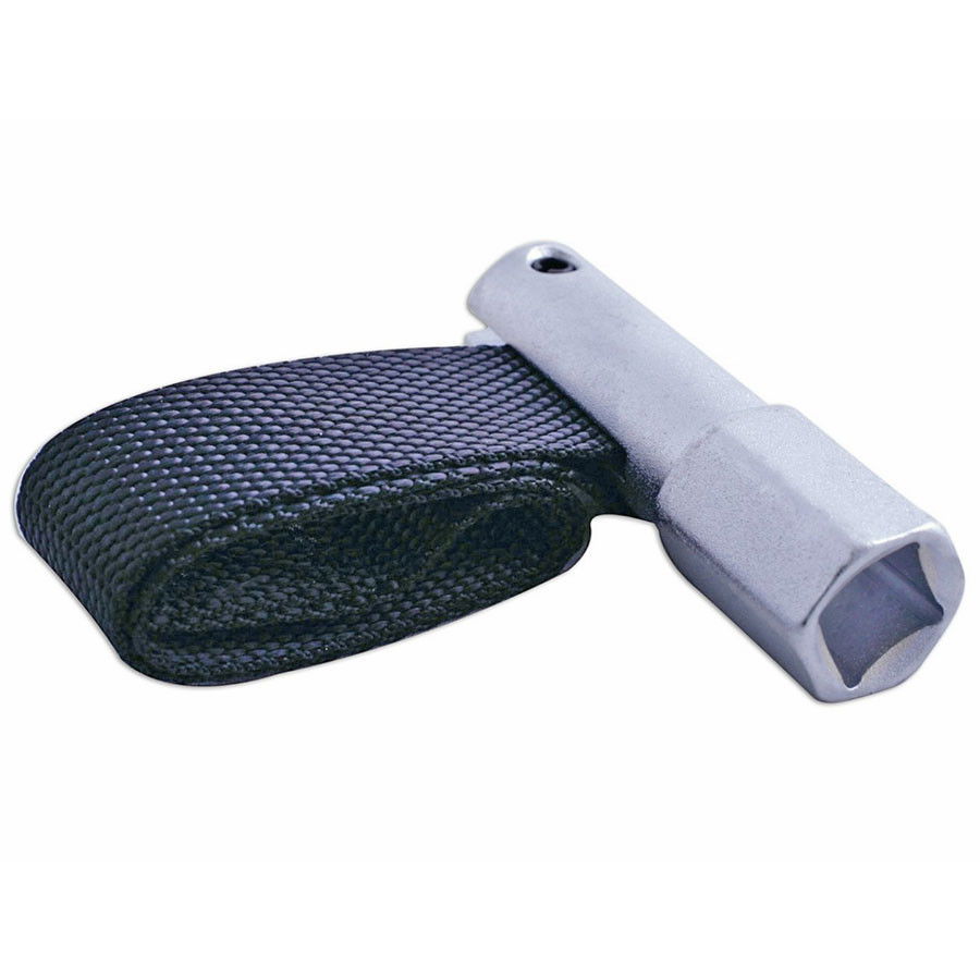 Laser Tools LAS-0235 olajszűrő leszedő, műszál hevederrel, 1/2", 120 mm-ig termék fő termékképe