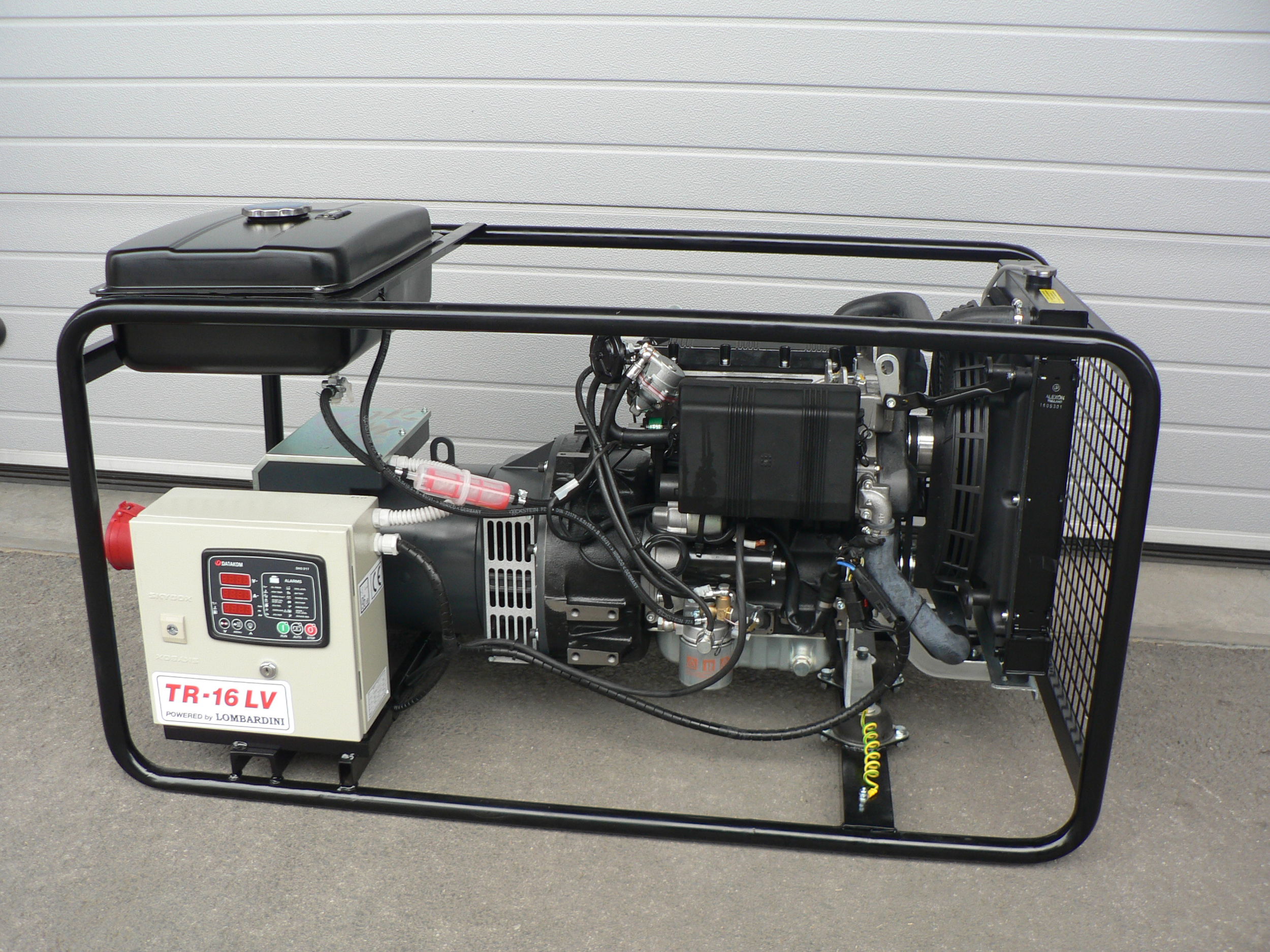 TR-16 LV dízelmotoros áramfejlesztő (alapkeretre szerelt kivitel) termék fő termékképe